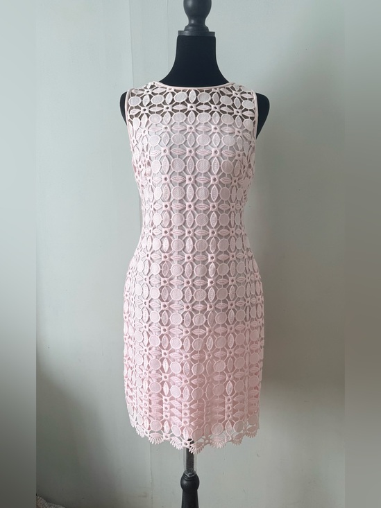 Polo Ralph Lauren Dresses & Skirts - Polo by Ralph Lauren Pale Pink Lace Midi Dress